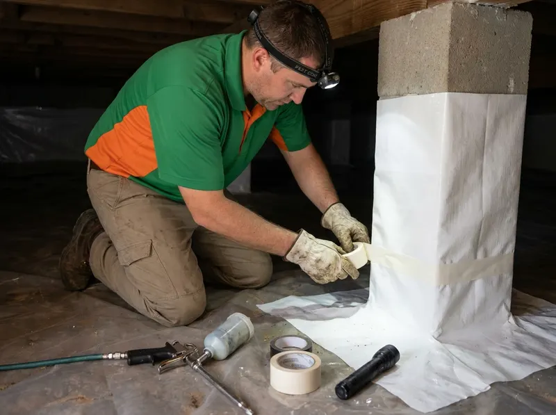 Crawlspace Encapsulation Pest Barrier in Nashville, TN